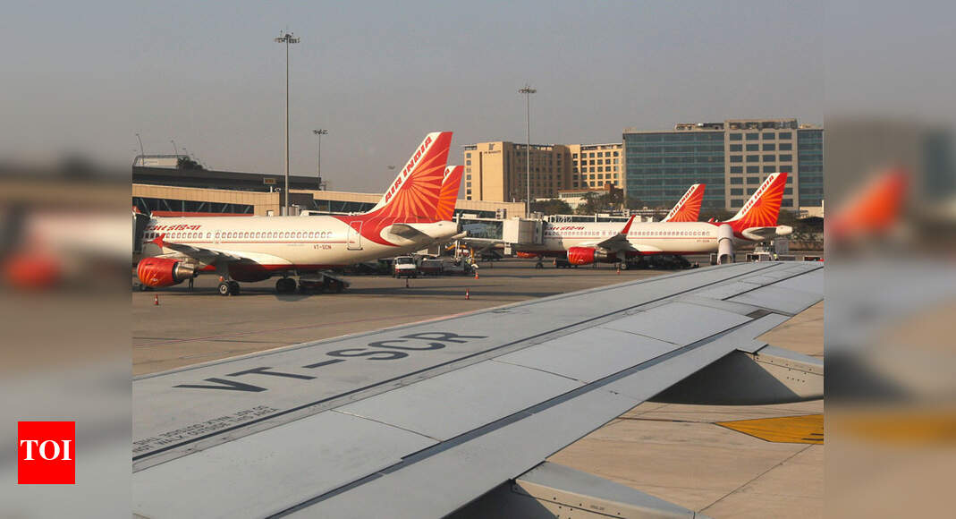 when does check in counter close for international flights air india