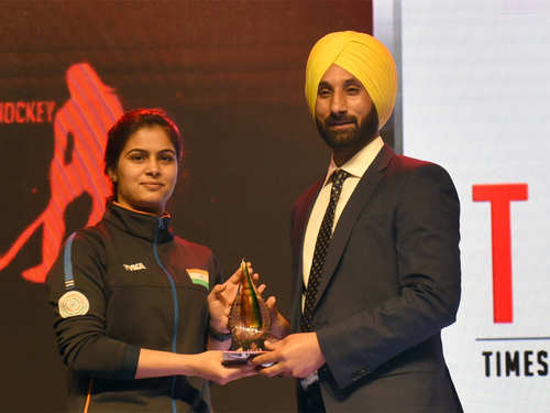 Glad to share TOISA 2019 stage with Indian icons: Manu Bhaker