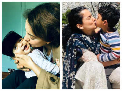 Kangana Ranaut is the happiest when she is with her nephew Prithvi Raj and these pictures are proof!