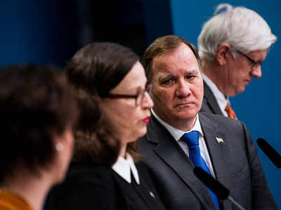 Swedish PM Lofven says high schools, universities should switch to distance learning