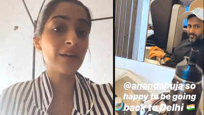 Sonam Kapoor and hubby Anand Ahuja under self-quarantine at home in Delhi post their return from London