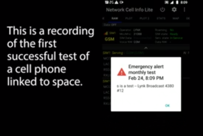 This startup just sent the first SMS from space to a smartphone
