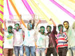 Revelers gathered at various spots to play Holi