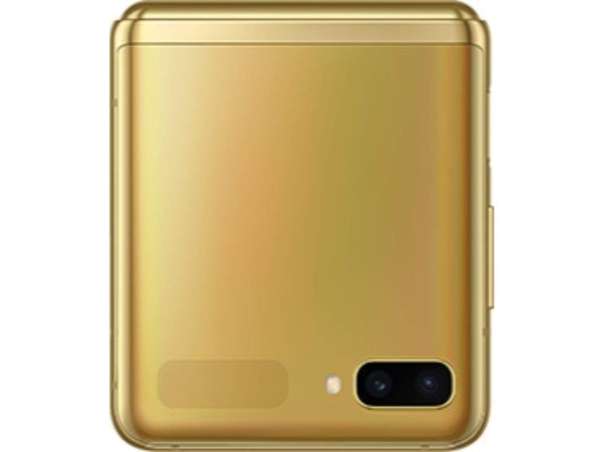 Galaxy Z Flip Samsung Galaxy Z Flip Mirror Gold Variant To Be Available In India Times Of India