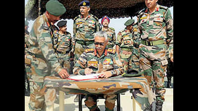 Rajasthan: Army chief reviews op preparations at Tanot