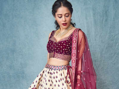 new style lengha