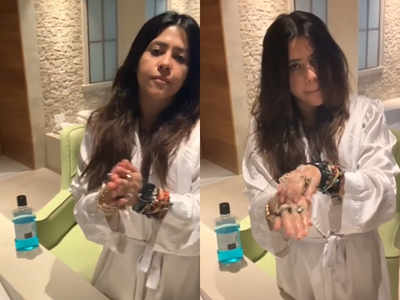 Trolls attacking Ekta Kapoor for wearing jewellery while washing hands should go see a doctor
