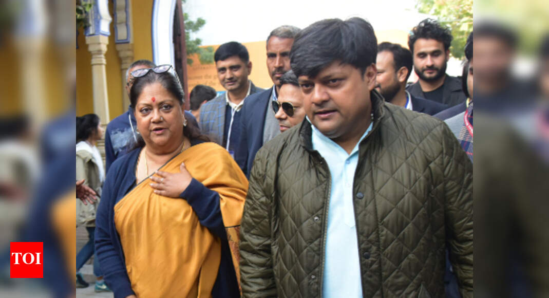 Ex-Raj CM Vasundhara, son in self quarantine