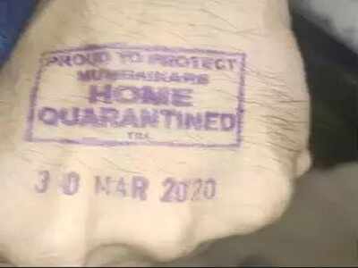 Image result for home quarantine stamp