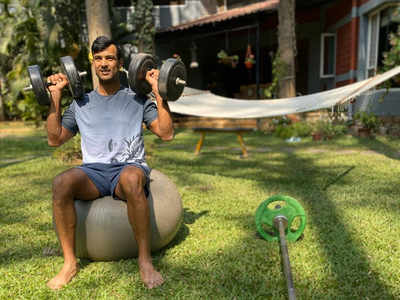Mayank Agarwal shares fitness tips from home