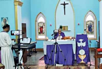 Over 1 lakh Catholics attend online Eucharist mass