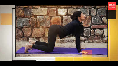 VIDEO: Yoga-inspired ab workout - Times of India