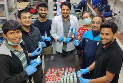 IIT Roorkee students make around 1,500 bottles of hand sanitiser
