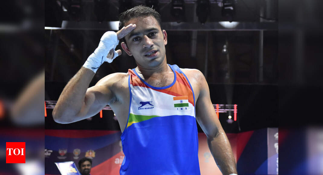 Coronavirus hasn't affected my courage and determination, says boxer Amit Panghal thumbnail