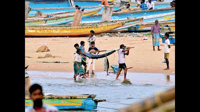 Harbour closed first time in decades in Visakhapatnam