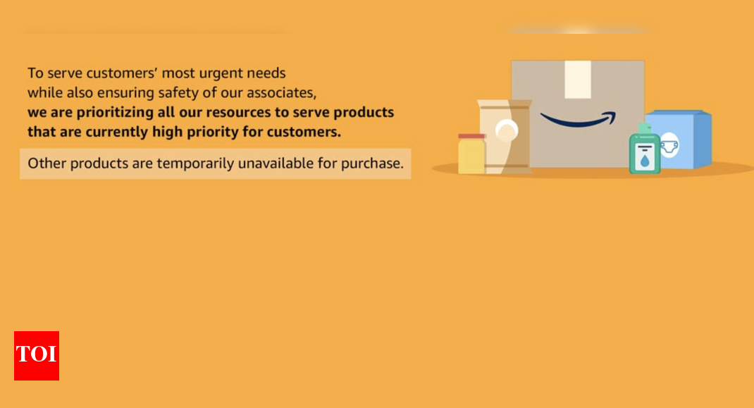 Coronavirus Amazon has this important message for its customers in