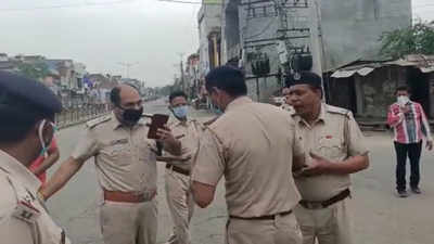 Watch: Verbal spat between cops in Kurukshetra