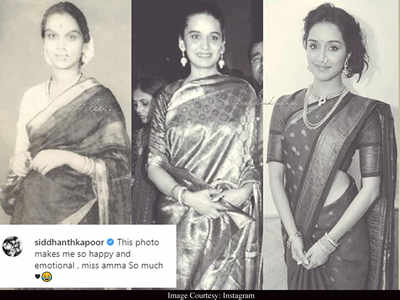 Gudi Padwa 2020: Shraddha Kapoor is a mirror image of her mother and THIS monochrome click is proof