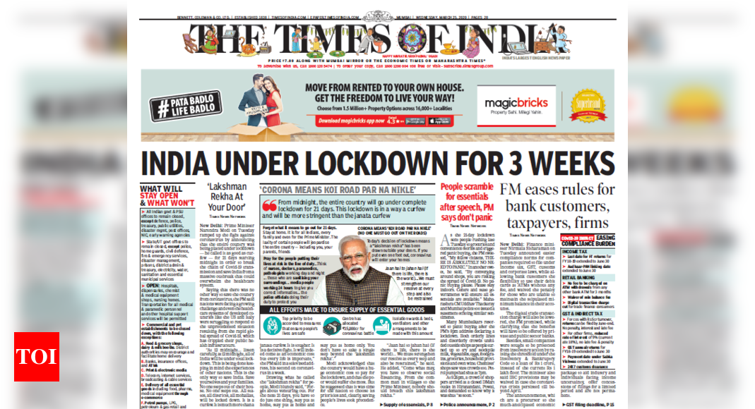 Epaper Times of India