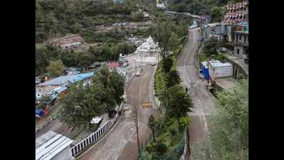 Mata Vaishno Devi shrine dons deserted look as Navratri begins