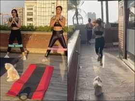 Satyameva Jayate Famed Aisha Sharma S Workout Sessions Will Make You Want To Up Your Fitness Game Entertainment Times Of India Videos