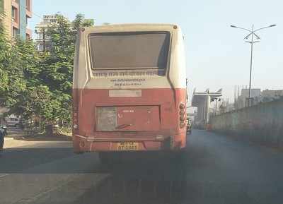 Maharashtra Pollution Bus