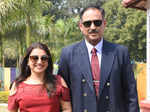 Swapna Nair and Lt Gen MU Nair