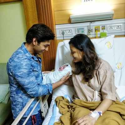Actor Ruslaan Mumtaz shares pictures of his newborn
