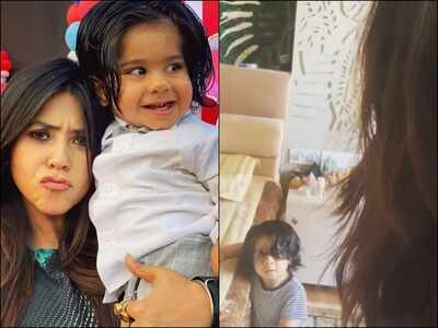 Watch: Ekta Kapoor shares an adorable dancing video with her son Ravie