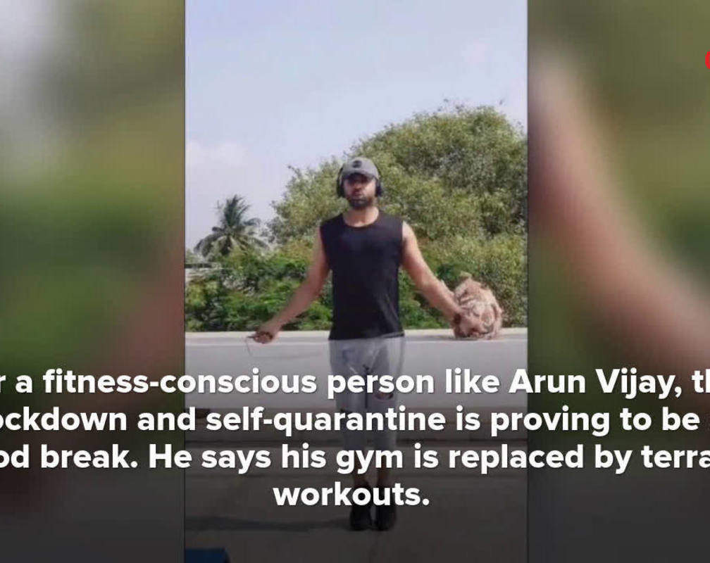 
#CoronaLockdown: Workouts keep Arun Vijay busy
