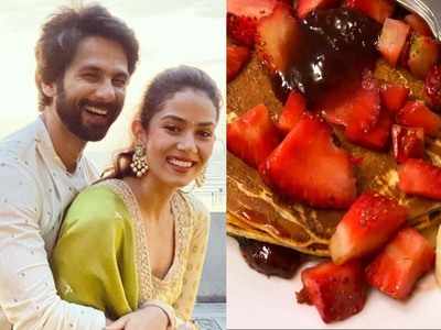 COVID-19 lockdown: Shahid Kapoor makes a pancake for his wifey Mira Rajput Kapoor; shares a picture with a caption, 'she actually ate it!'