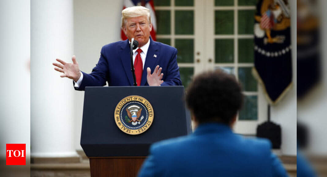 Donald Trump US President Trump extends social distancing guidelines