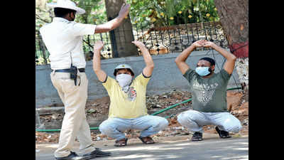 Roamers do squats as policing goes lite without lathis in Bengaluru