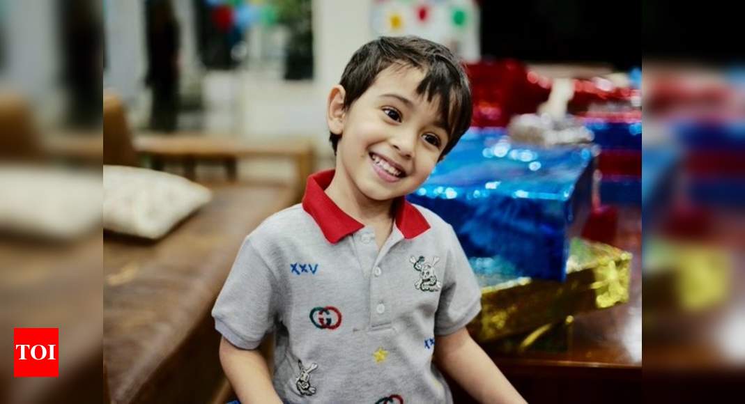 yush Sharma S Sweet Birthday Wish For His Little Avenger Ahil Says You Taught Me The Meaning Of Selfless Love Hindi Movie News Times Of India