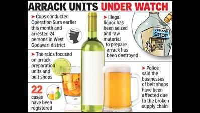Tipplers steal, brew arrack, pay sky-high price