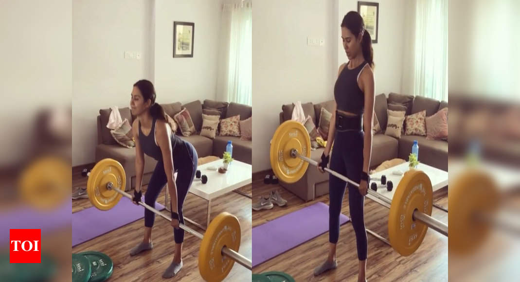 Watch: Sonam Bajwa sets fitness bar high with her dead-lift video ...