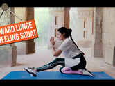 The best at-home butt workout - FORWARD LUNGE