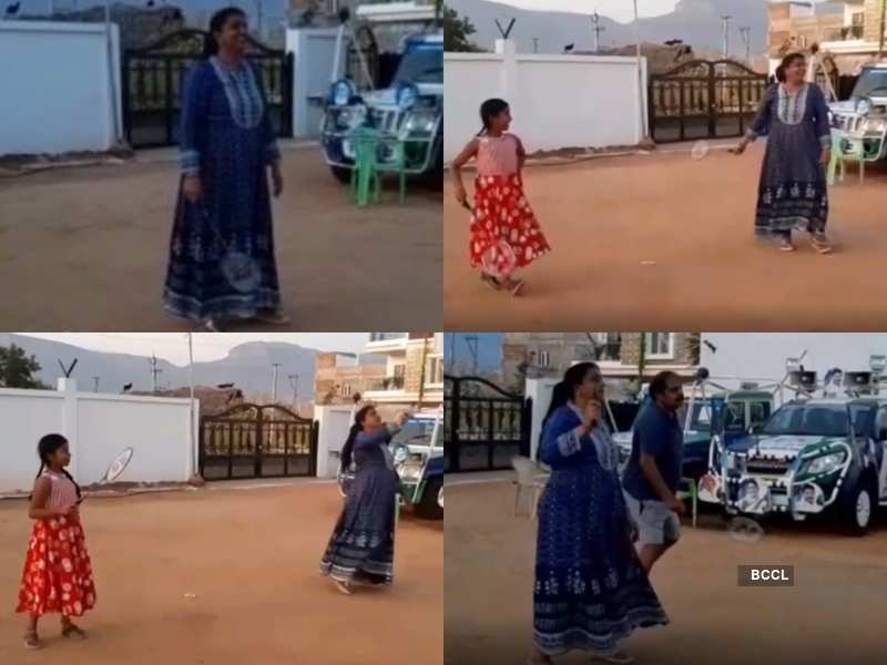 Jabardasth Judge Roja Selvamani Shares A Video Of Playing