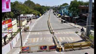Police act tough, enforce total lockdown in UP's Prayagraj