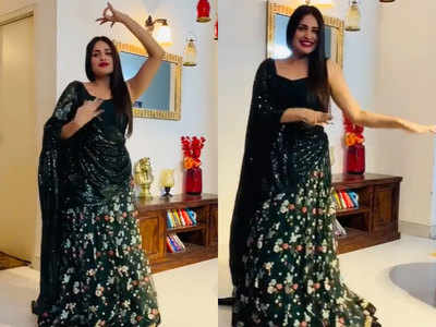 MH ONE MUSIC - Himanshi Khurana looking gorgeous in brown lehenga !! |  Facebook