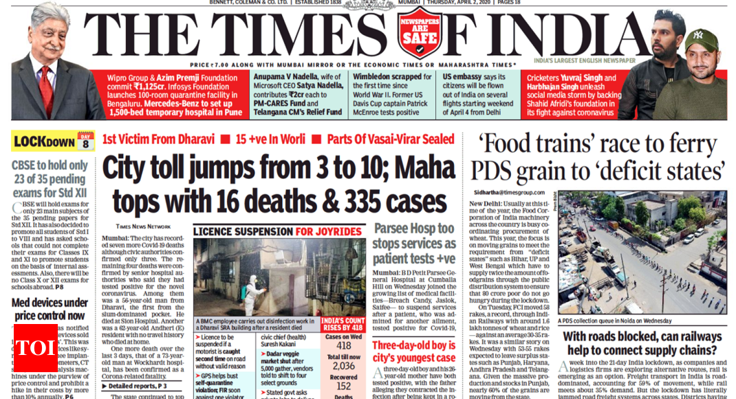 Toi Is Back In Mumbai And Pune India News Times Of India