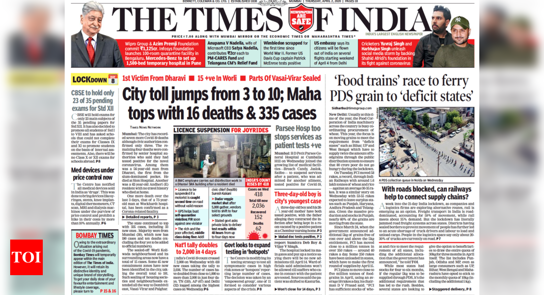 TOI is back in Mumbai and Pune | India News - Times of India