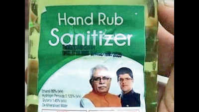 Haryana: Sanitisers with photos of CM Manohar Lal Khattar, deputy CM Dushyant withdrawn after furore