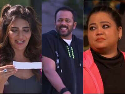 Khatron Ke Khiladi 10: Bharti Singh warns Karishma Tanna to stay away from Rohit Shetty; watch