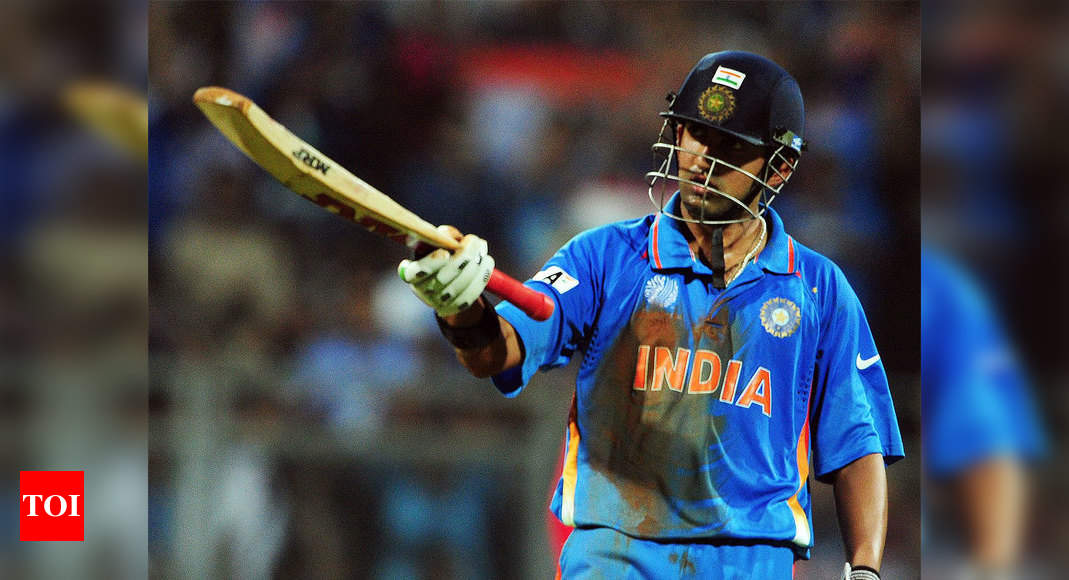 Gautam Gambhir World Cup 2011 Was Won By Team Effort Cricket News Times Of India 3767