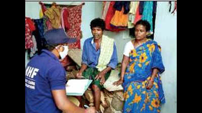 NGO conducts door-to-door survey in Hyderabad slums, supplies food to poor