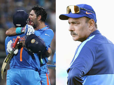 Yuvraj Singh takes a dig at Ravi Shastri for not mentioning him and MS Dhoni in World Cup tweet