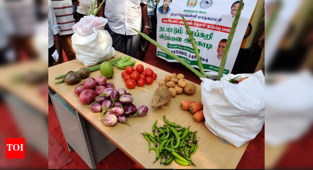 Trichy Corporation launches supply of vegetables at doorsteps Trichy