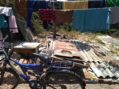 Construction Debris and garbage dumped