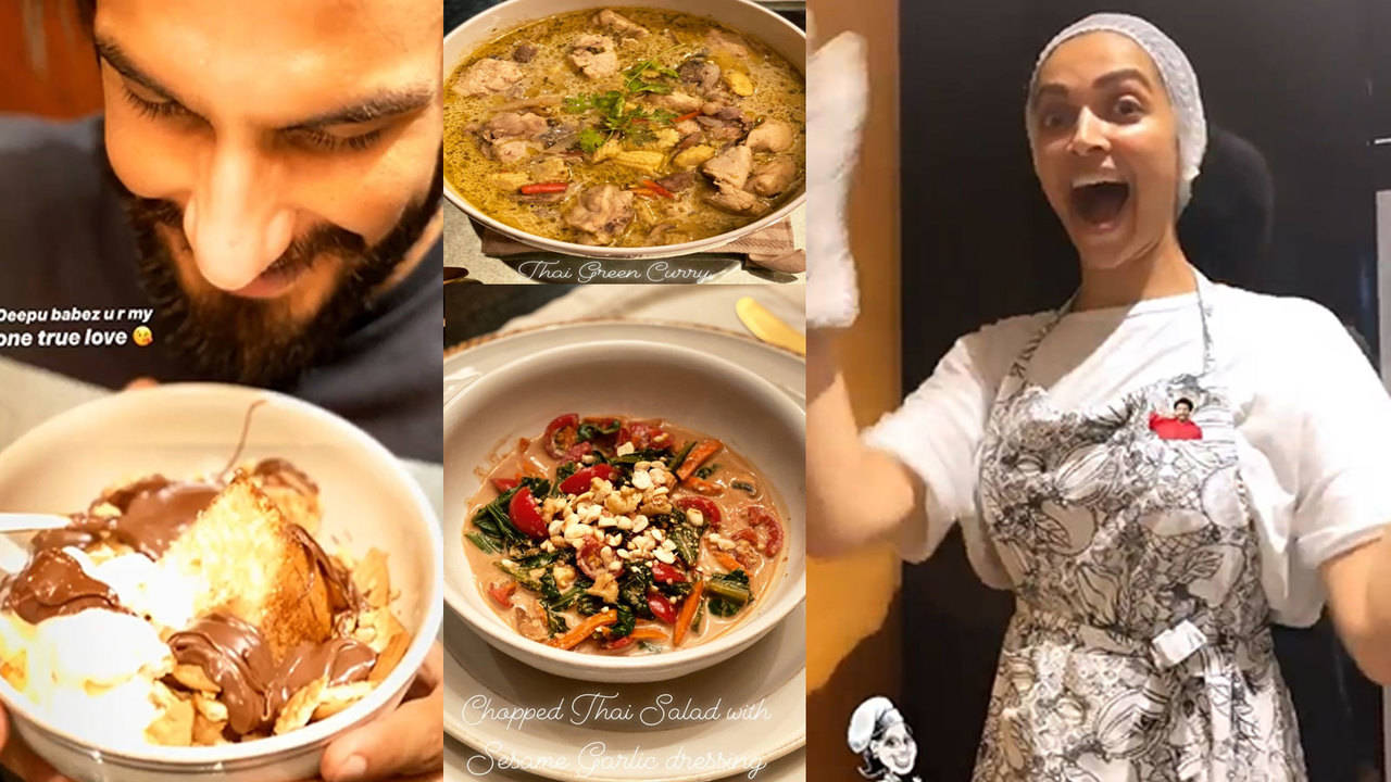 Ranveer Singh is being spoilt with yummy food, by Deepika Padukone